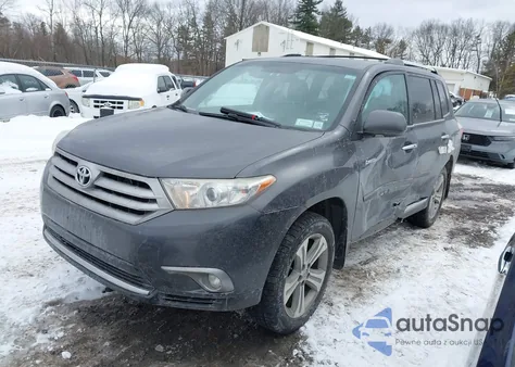 2013 Toyota Highlander Limited V6 from USA, damaged, VIN 5TDDK3EH0DS274975